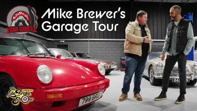 THIS is what Wheeler Dealer Mike Brewer's Secret Car Cave looks like. Private Garage Workshop Tour