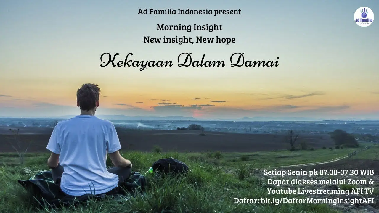 Morning Insight 25 November 2024 : Kekayaan Dalam Damai