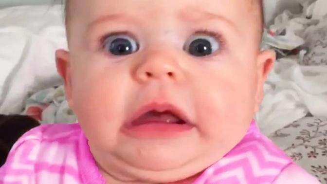 8 Minutes of Funny Baby Reactions - Try Not To Awww Challenge || Cool Peachy