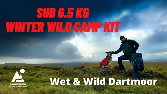 WINTER WILD CAMPING KIT SUB 6.5KG | WET & WINDY DARTMOOR WEATHER | HILLEBERG AKTO 