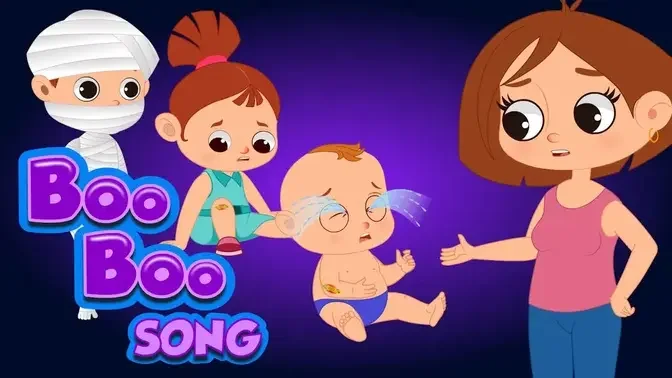 Boo Boo Song 2 And More Nursery Rhymes & Kids Songs | JamJammies Baby Songs & Children’s Videos