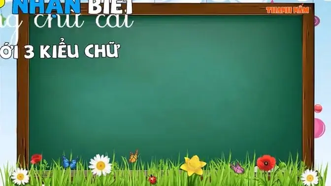 Bảng chữ cái tiếng việt mầm non giúp Bé nhận biết 29 chữ cái - Bé tập đọc bảng chữ cái ABC