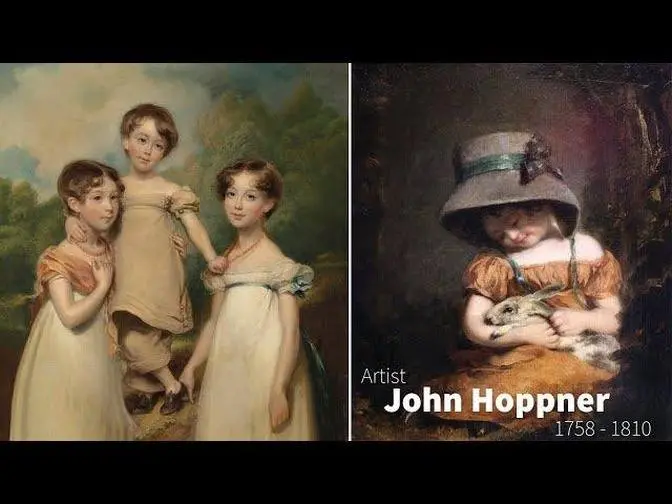 英國肖像畫家 約翰  霍普納 John Hoppner   (1758 - 1810)