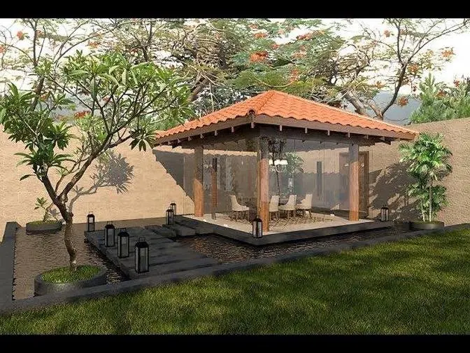 Sketchup Gazebo Build + Vray 3.4 Render