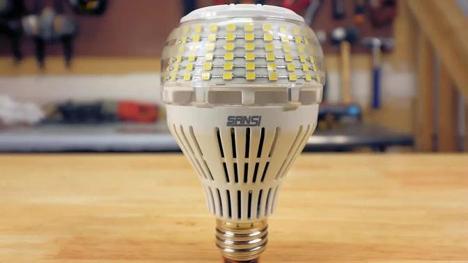 Garage Lighting Solution: Sansi 4000 Lumen LED Light Bulbs