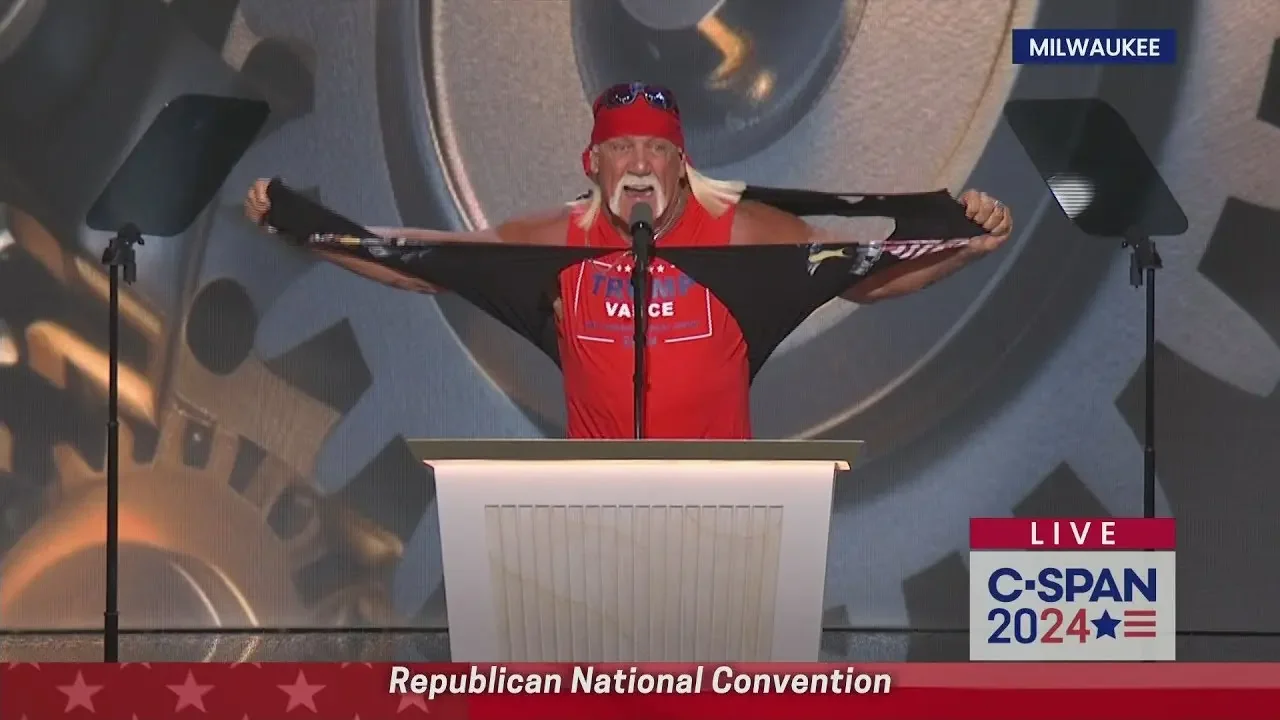 Hulk Hogan at Republican National Convention: "Let Trumpamania Run Wild, Brother!"