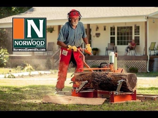 -Scierie mobile PortaMill PM14 de Norwood Sawmills pour scie à chaîne