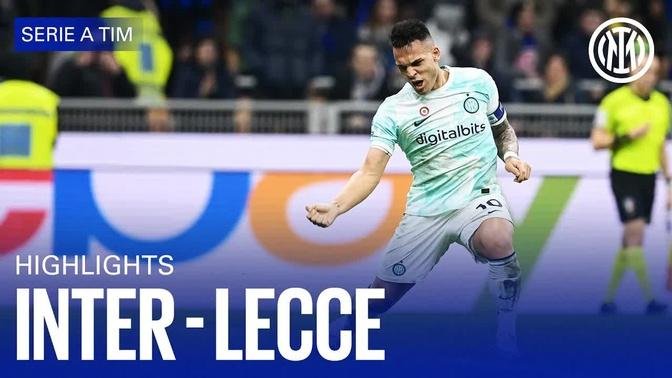INTER 2-0 LECCE | HIGHLIGHTS | SERIE A 22/23 ⚫🔵🇬🇧