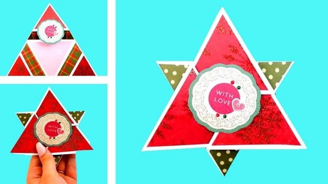 DIY Christmas Card Ideas | DIY pop up Christmas Cards (2020) #5 - Giulia's Art