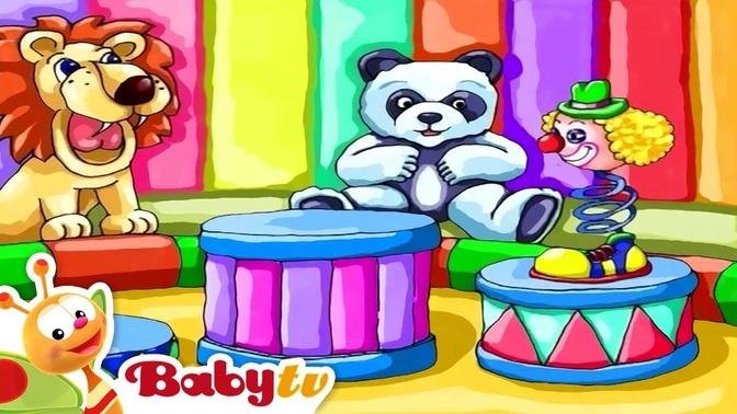 Toy Clown & Soldier | Colors and Toys | BabyTV