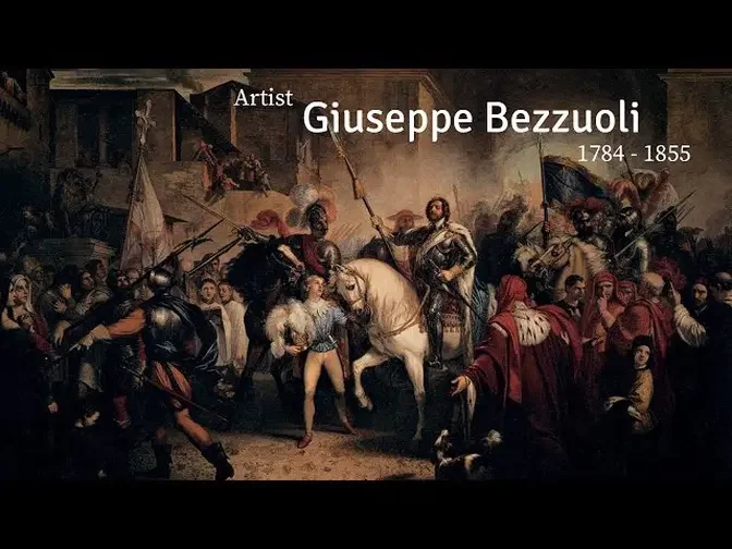 意大利新古典主義、浪漫主義時期畫家 Giuseppe Bezzuoli (1784 - 1855)