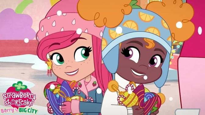 Strawberry Shortcake 🍓 Huck's Merry Melody! 🍓 Berry in the Big City 🍓 Christmas Cartoons for Kids