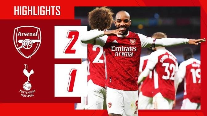 HIGHLIGHTS | Arsenal vs Tottenham Hotspur (2-1) | Premier League | Odegaard, Lacazette