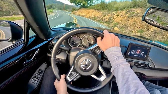 Modified 2018 ND1 Mazda MX-5 Miata - POV Canyon Driving Impressions