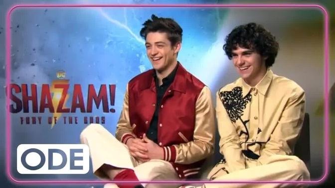 Asher Angel & Jack Dylan Grazer's Cute But Chaotic Interview For Shazam: Fury of the Gods