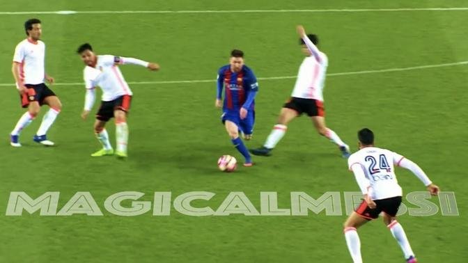 When Lionel Messi Dribbles Past Everyone - Vs 3 Or More Players - HD