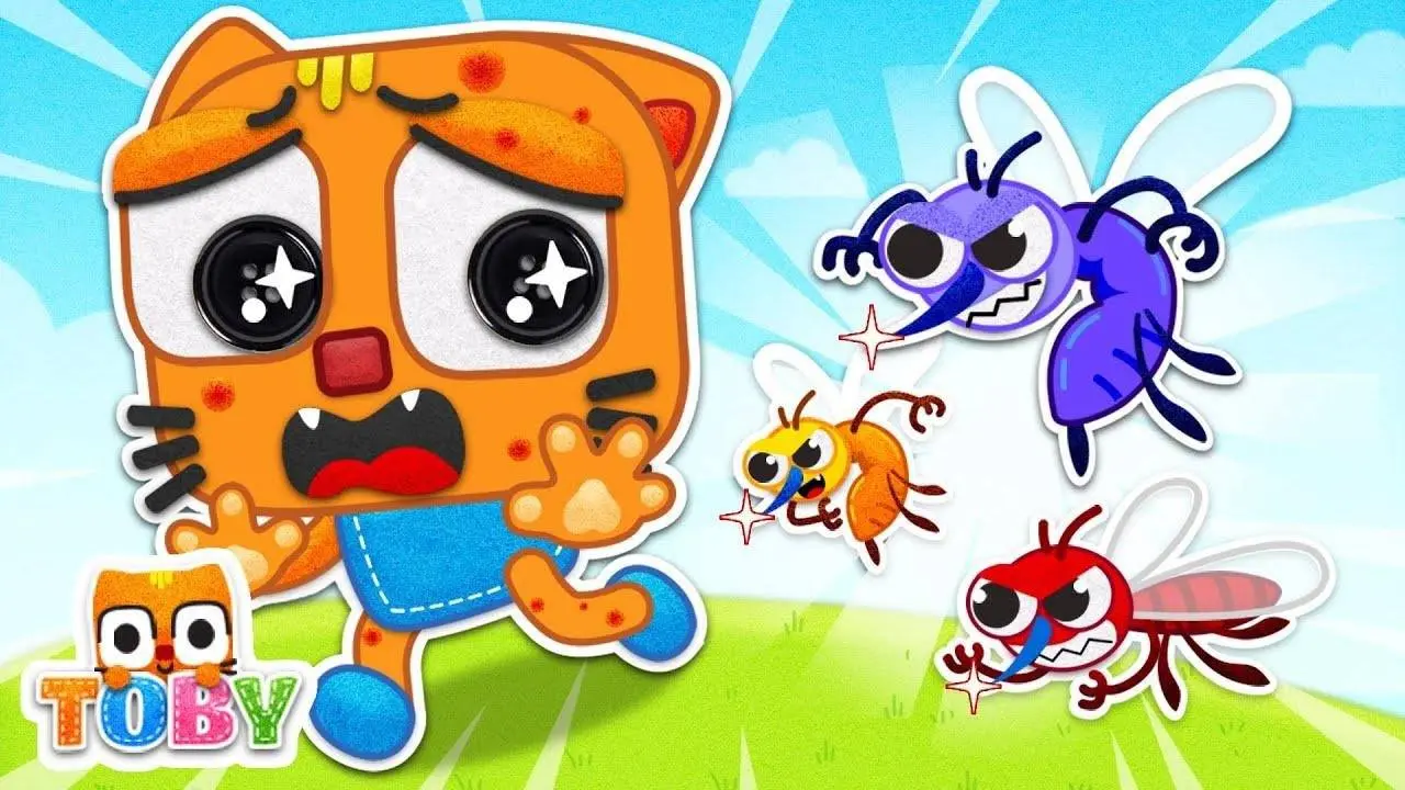 Red Bump, Go Away! I'm so Itchy🥵🤕 | Funny Kid Song & Nursery Rhymes| Song for KID by Toby and Friend