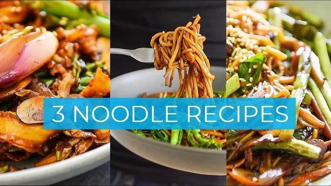 3 quick Noodle Recipes to WRAP YOUR HEAD AROUND