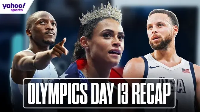 OLYMPICS Day 13 Recap_ Steph Curry, Sydney McLaughlin-Levrone _ Letsile Tebogo Shine _ Yahoo Sports