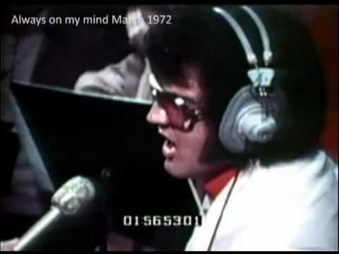 Always on my Mind Elvis Presley in the Studio March 1972 Full Song!