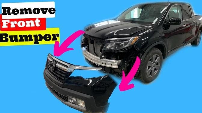 How to Remove Front Bumper -- Honda Ridgeline 2nd Generation