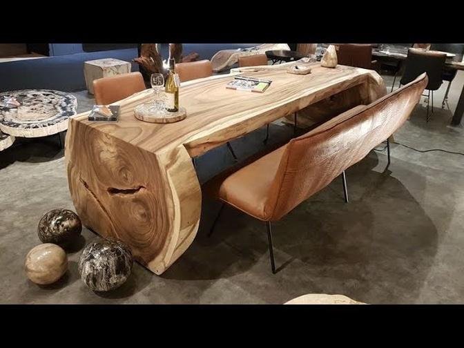 40 beautiful dining tables made of wood! Examples of design!