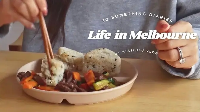 🍁🍂 Soft Autumn Day in Melbourne | Slow Living, Sweet Treats & Comfort Food 【中字】