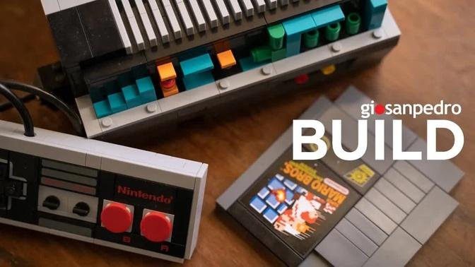 There's a World inside this Nintendo - Lego NES: Console Recreated (ASMR)