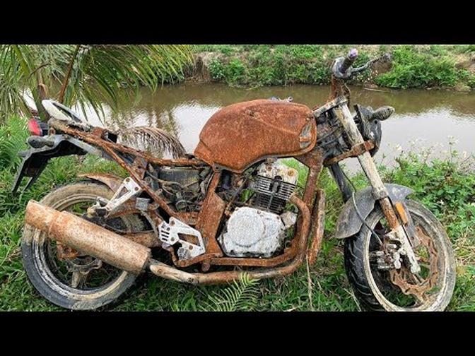 Restoration BMW racing motorcycle old _ Restoring motorbike standing machine motor broken Part 2