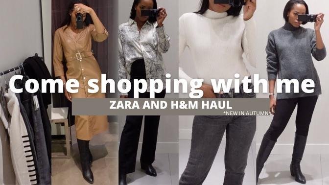 COME SHOPPING WITH ME | ZARA AND H&M HAUL *NEW IN AUTUMN*