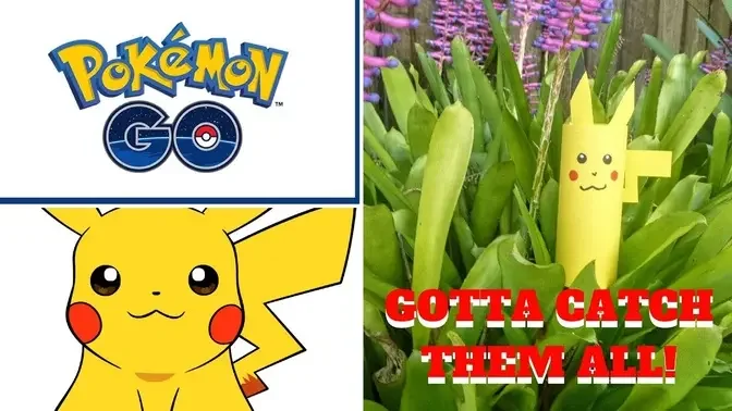 Pokemon Go - Pikachu - Toilet Paper Roll Crafts