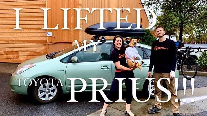  I LIFTED MY TOYOTA PRIUS! Prius Off-road lift kit