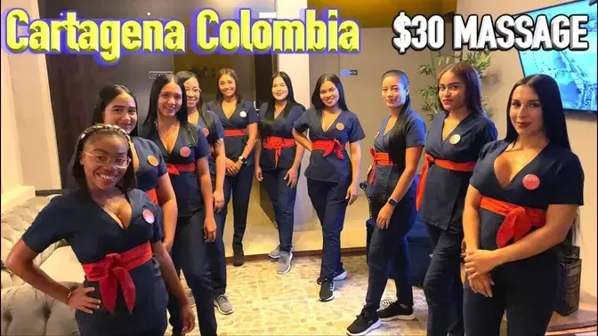 Cartagena Colombia Uncut Sneak Peak In A 15 Girl Massage Parlor In Walled City Downtown [Full Tour]