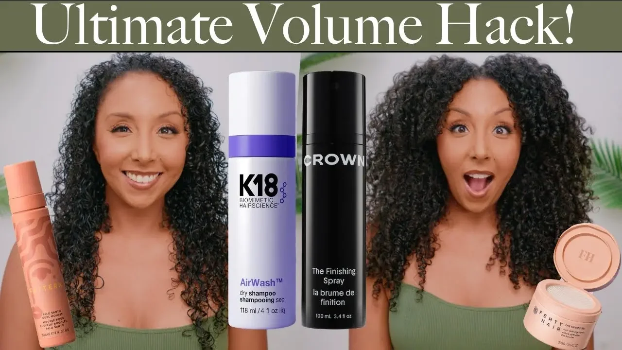 Ultimate Volume Hack For Fine Curly Hair! Trying New Hair Products From Sephora | BiancaReneeToday