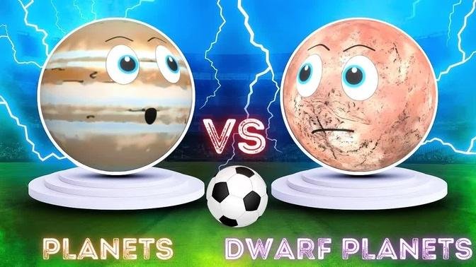 Dwarf Planets | Planets Match | Solar System | Kids Video | Space
