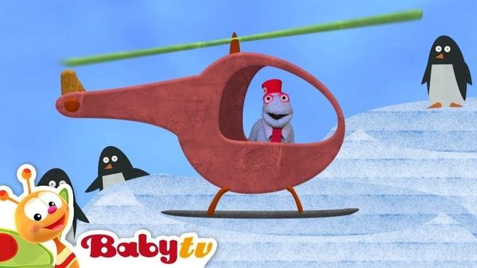 Sea, Animals and Red Helicopter | BabyTV