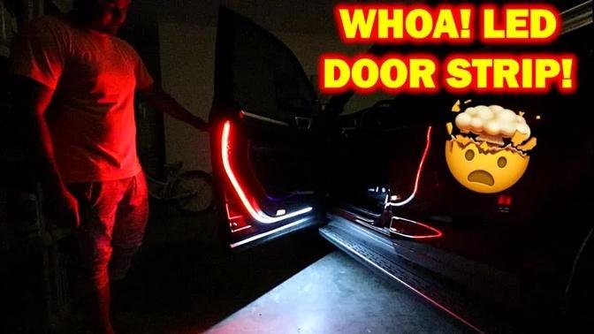 INSANE LED STRIP for Car Door!!! (Dual Color COOL!)