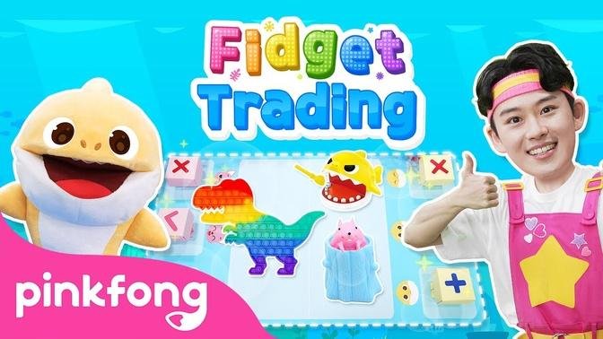 Fidget Trading with Baby Shark _ Play with Toys _ Hoi's Playground _ Pinkfong Videos for Children
