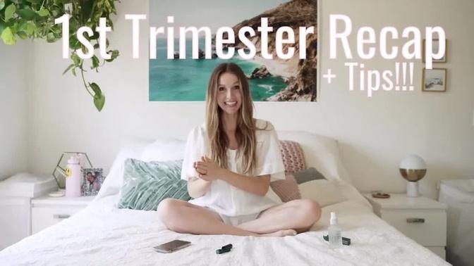 1st Trimester Recap (Cravings, Symptoms + Tips!) *emotional