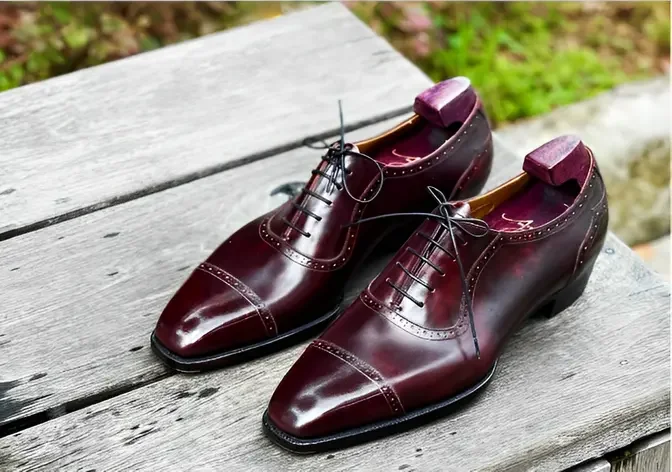 Making Adelaide Oxford Shoes in Italian Calf Leather