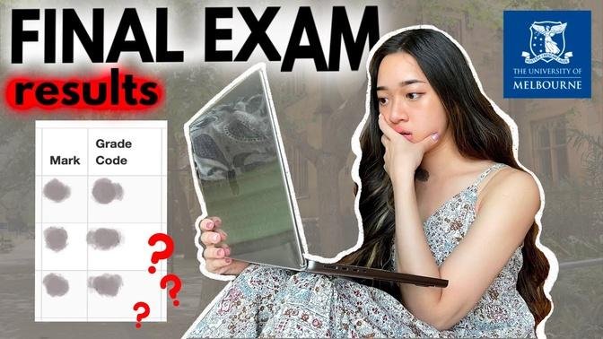 final exam results reaction 😬 | The University of Melbourne
