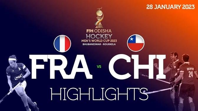 FIH Odisha Hockey Men's World Cup 2023 - Short Highlights : France vs Chile | #HWC2023
