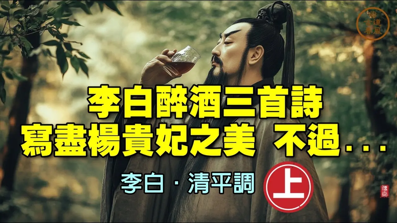 李白醉酒三首詩  寫盡楊貴妃之美 不過…【#古道春風_GJW 獨家 #gjwexclusive #李白 #詩詞 #文化 #歷史 】
