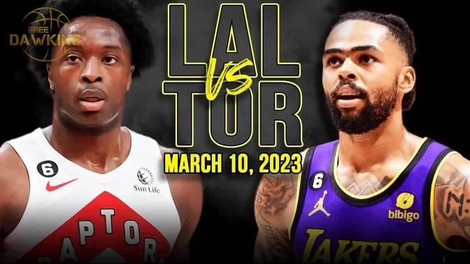 Los Angeles Lakers vs Toronto Raptors Full Game Highlights | March 10, 2023 | FreeDawkins
