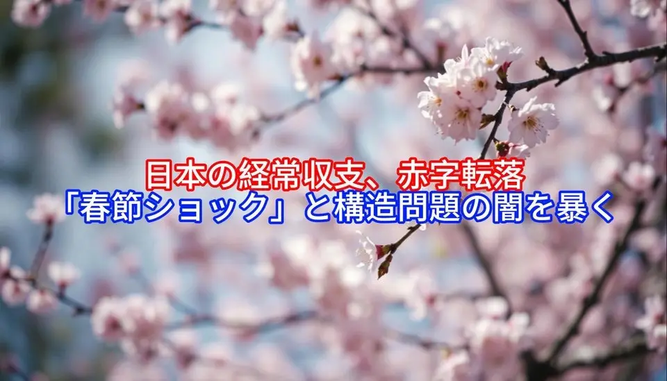 日本の経常収支、赤字転落,「春節ショック」と構造問題の闇を暴く