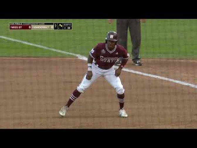 Kellum Clark puts away the Commodores in the CWS Final Game 3