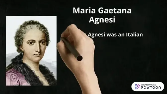 Maria Gaetana Agnesi- The Witch of Agnesi