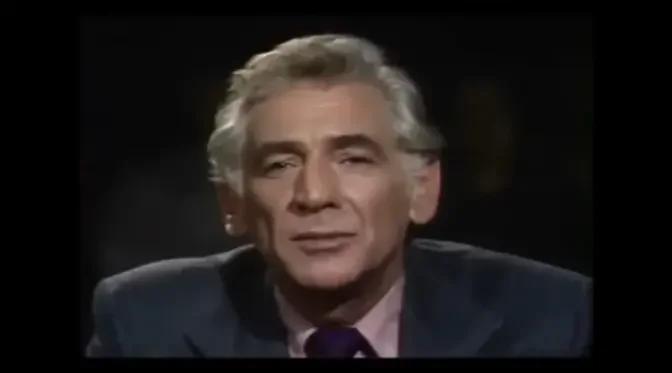 Leonard Bernstein on the last page of Mahler's 9th Symphony