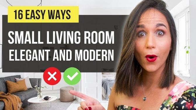 ✅ TOP 16 SMALL LIVING ROOM Interior Design Ideas and Home Decor