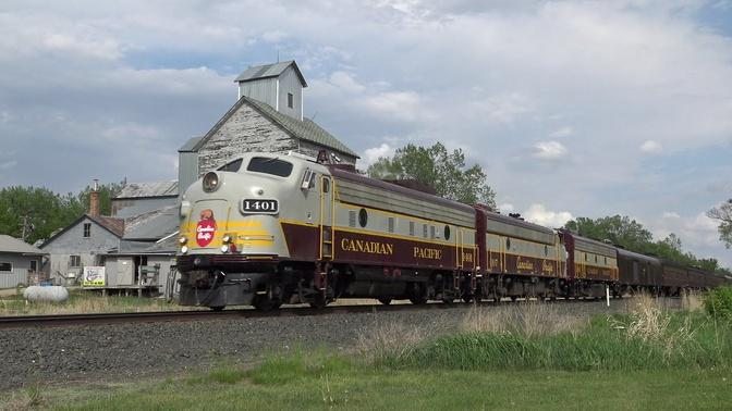 Canadian Pacific F units in Minnesota; the Royal Canadian Pacific